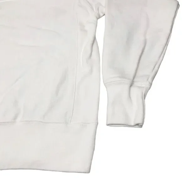 Champion Reverse Weave White Crewneck Sweatshirt Mens Medium Never Been Worn - Picture 4 of 11